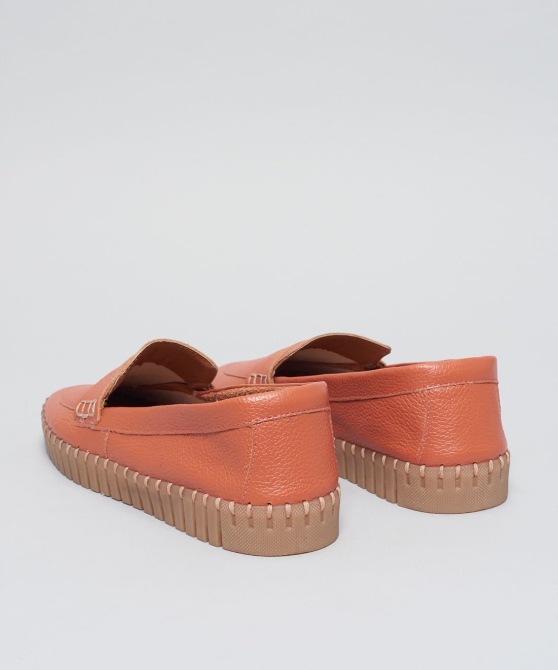 Mocassim Couro Tratorado Seleiro - Ocre Ocre 3