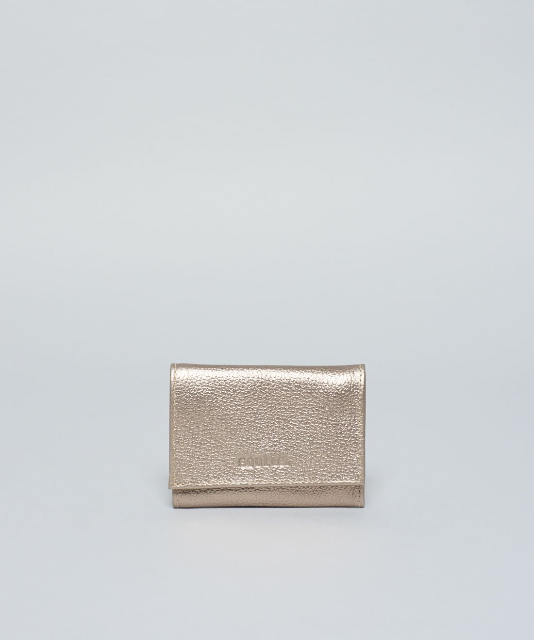 Carteira Compacta Ana - Prata Velho