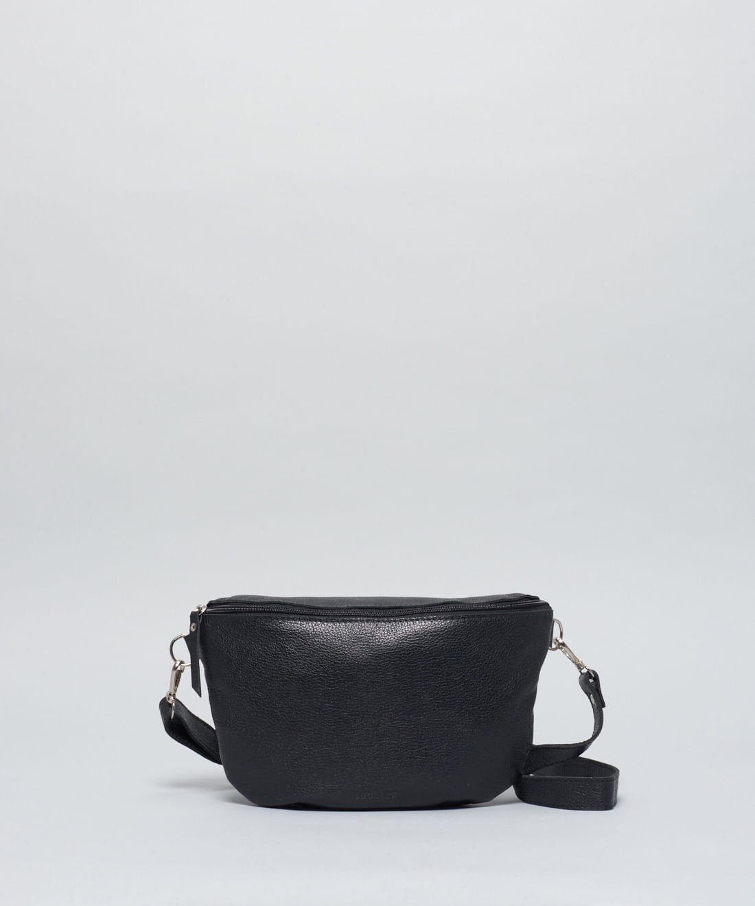 Bolsa p Couro Cadarco Listra - Preto