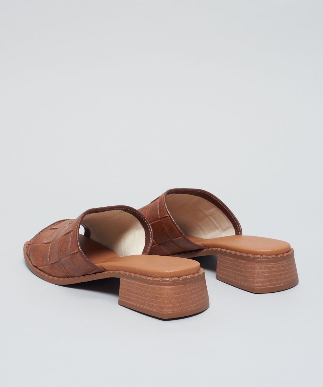 Salto Medio Mule Tresse Soft - Chocolate Chocolate 3