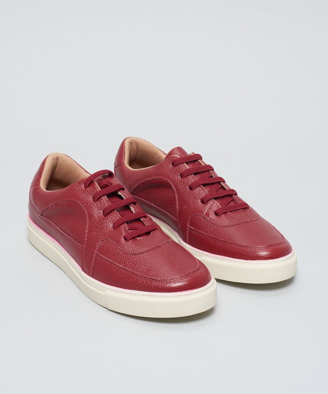 Tenis Couro Pepa Elastico - Merlot Merlot 2