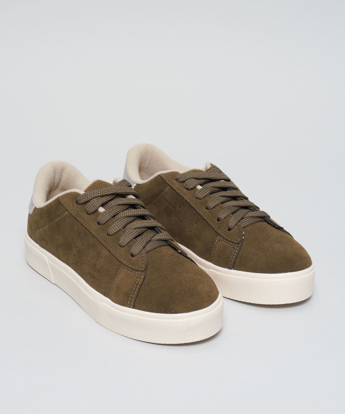 Tenis Camurca Soft Juliana - Verde Militar Verde Militar 2