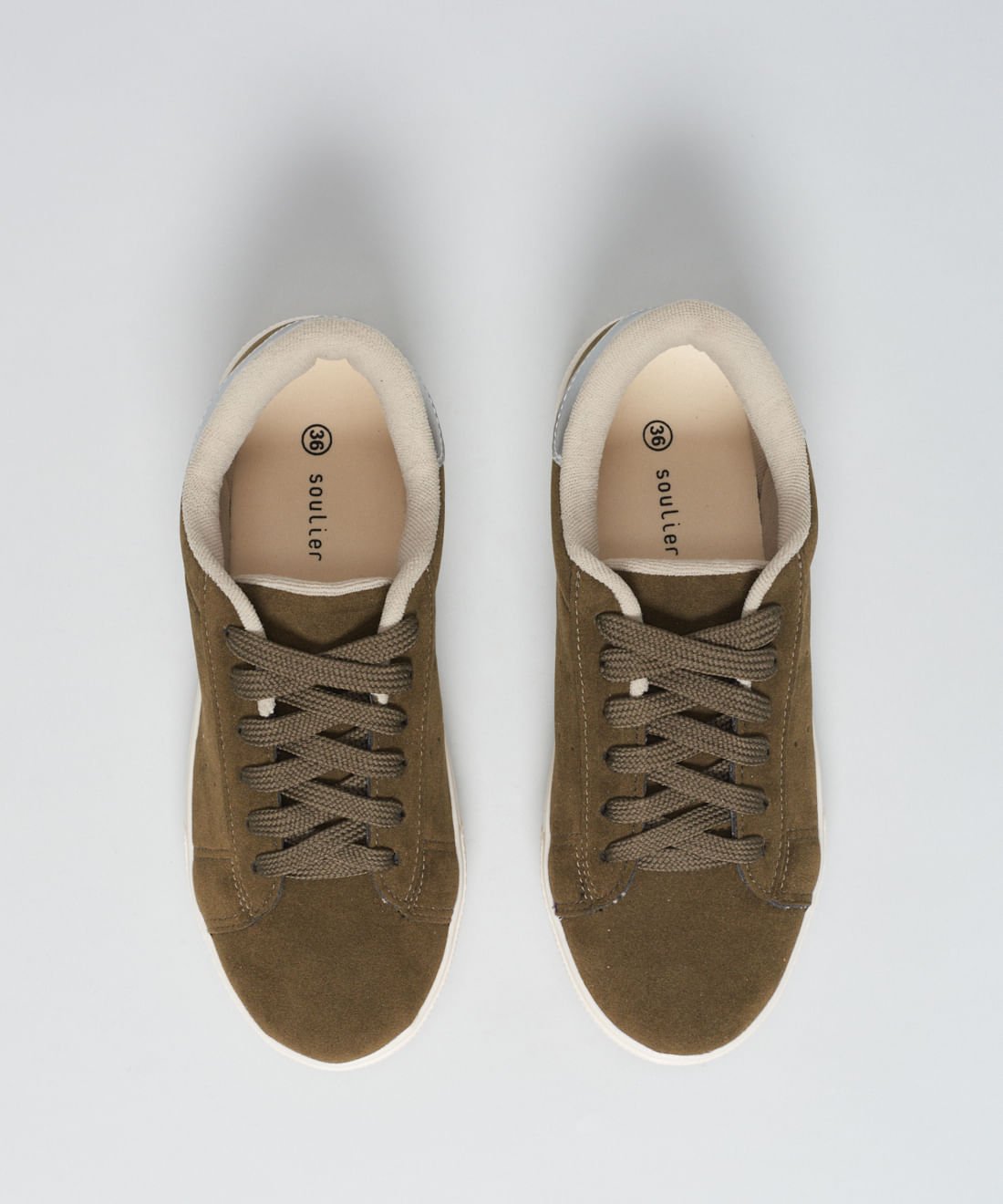 Tenis Camurca Soft Juliana - Verde Militar Verde Militar 4