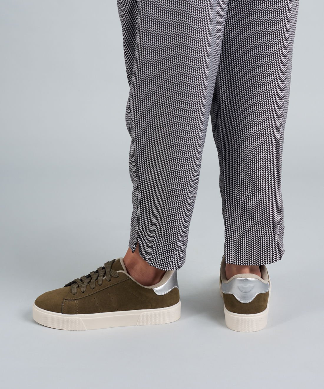 Tenis Camurca Soft Juliana - Verde Militar Verde Militar 5