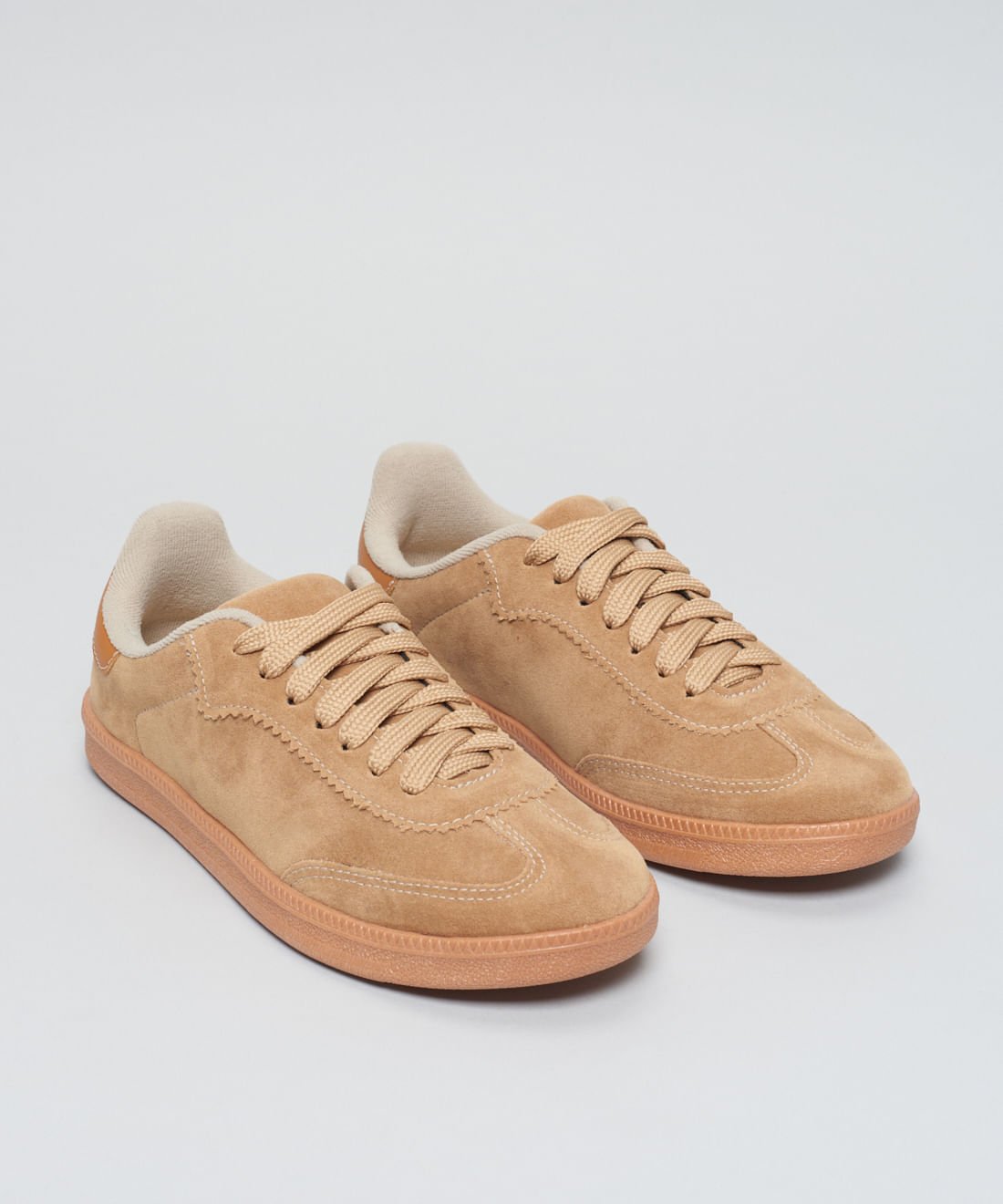 Tenis Camurca Soft Cecilia - Caramelo Caramelo 2