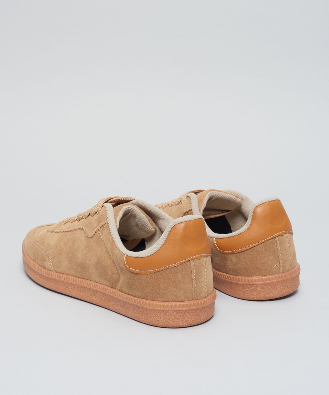 Tenis Camurca Soft Cecilia - Caramelo Caramelo 3