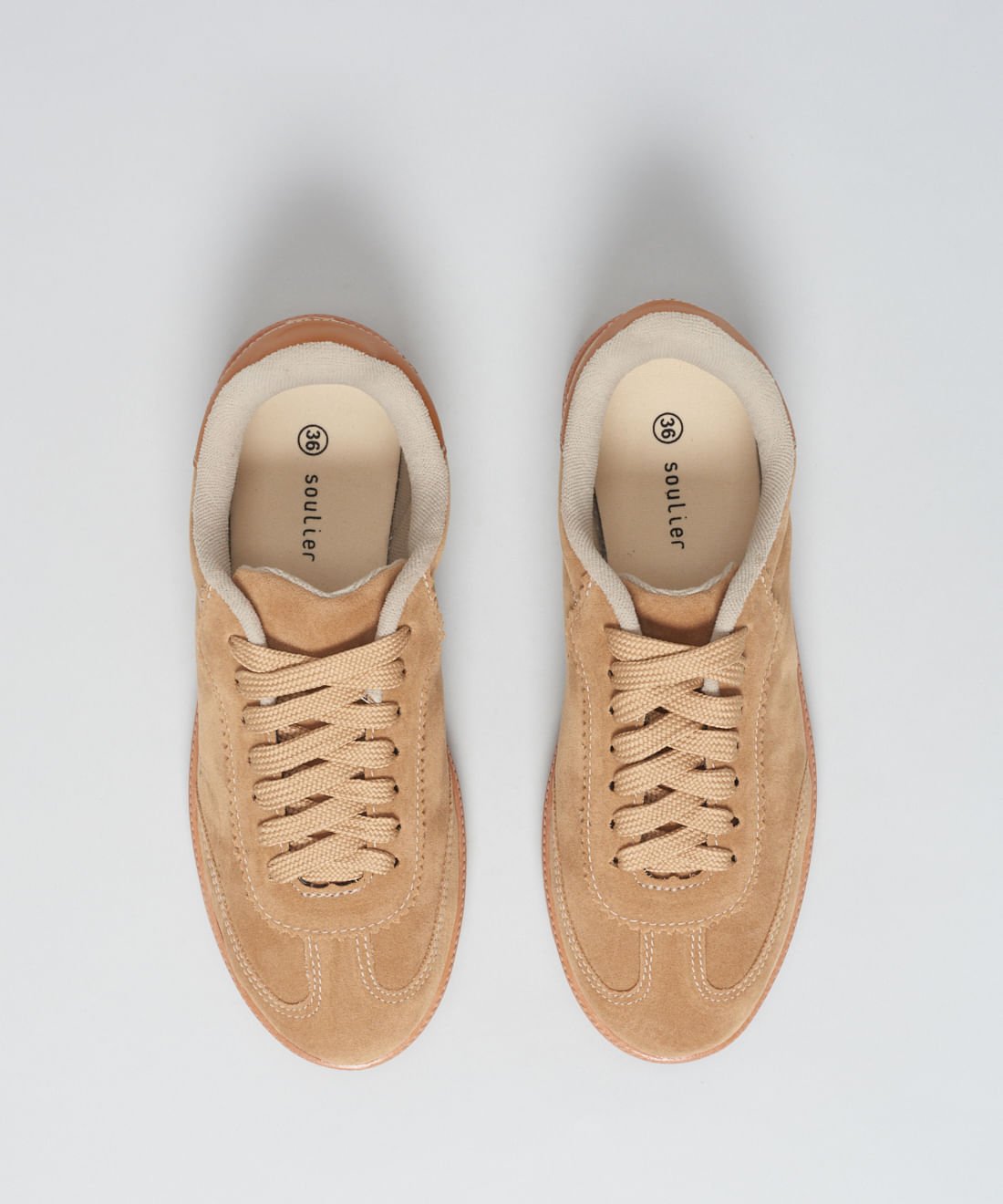 Tenis Camurca Soft Cecilia - Caramelo Caramelo 4