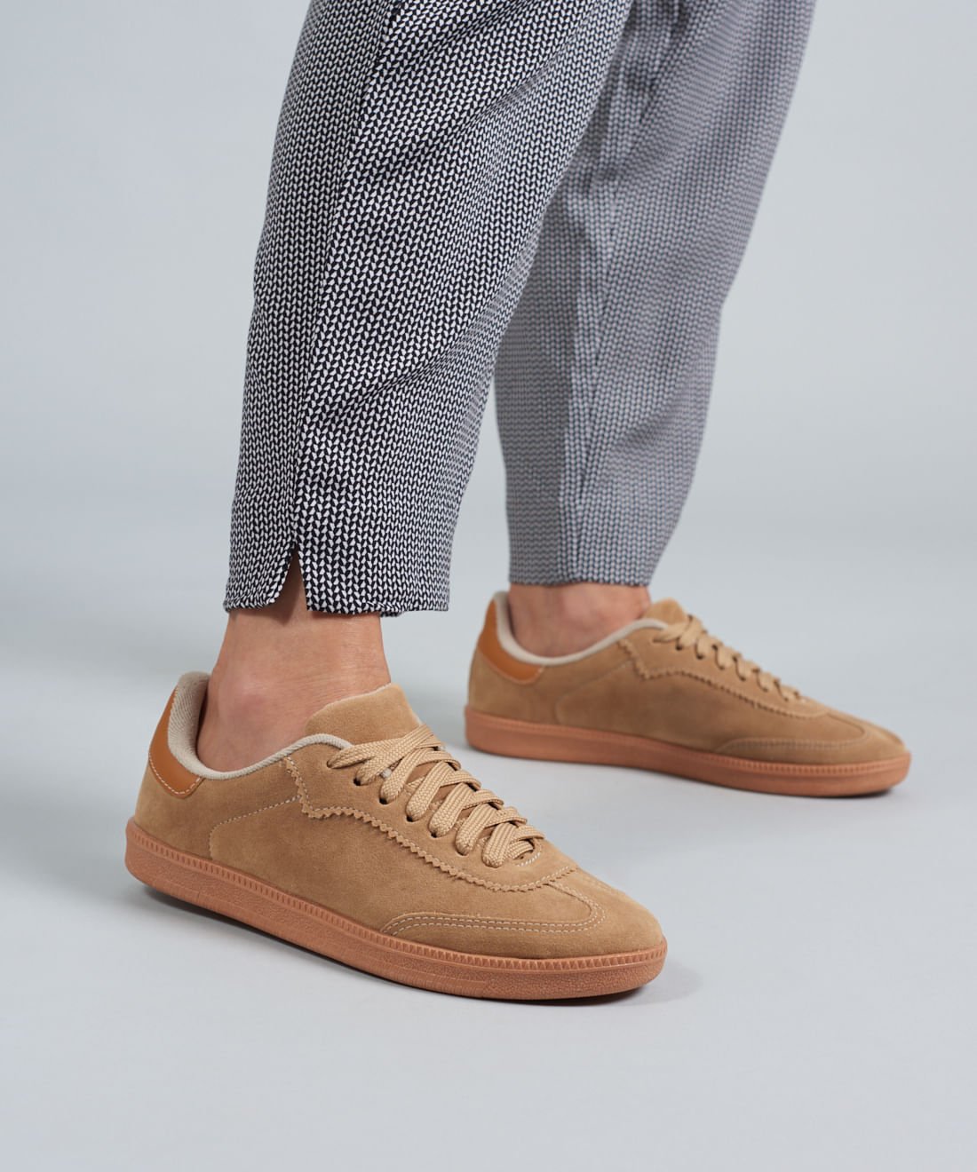 Tenis Camurca Soft Cecilia - Caramelo Caramelo 5