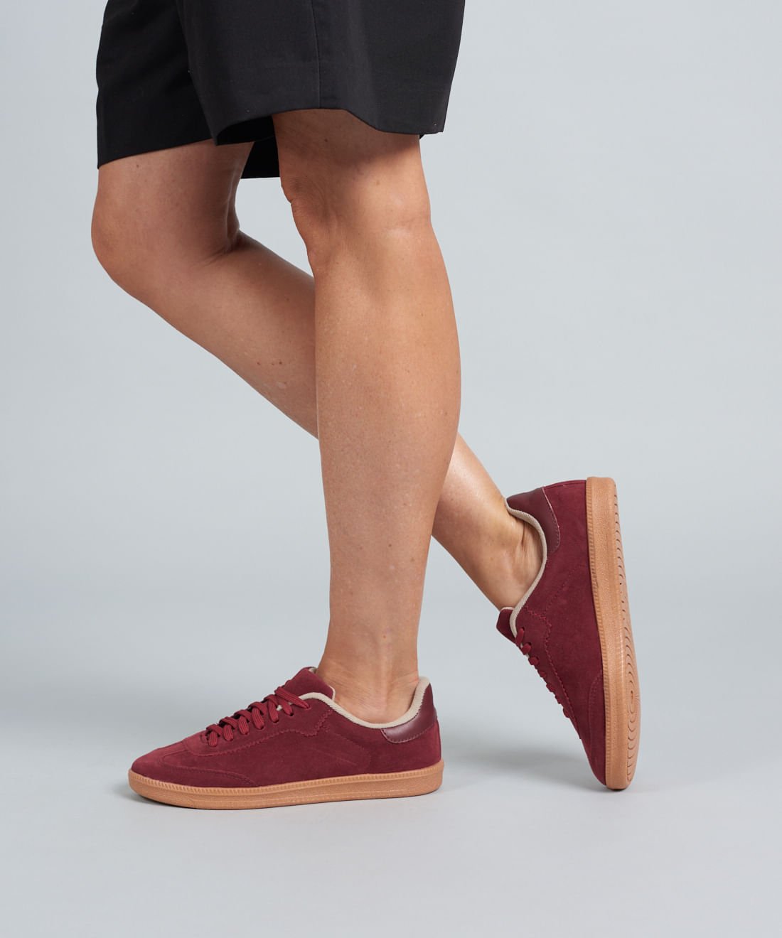 Tenis Camurca Soft Cecilia - Merlot Merlot 5