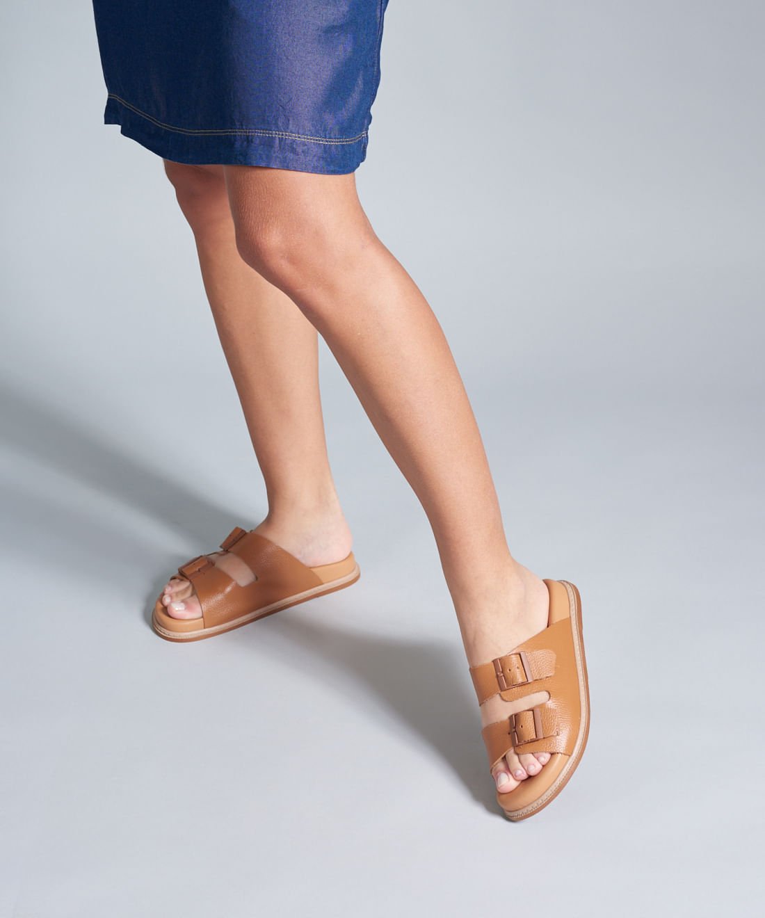 Rasteira Anatomica Vira - Caramelo Caramelo 5