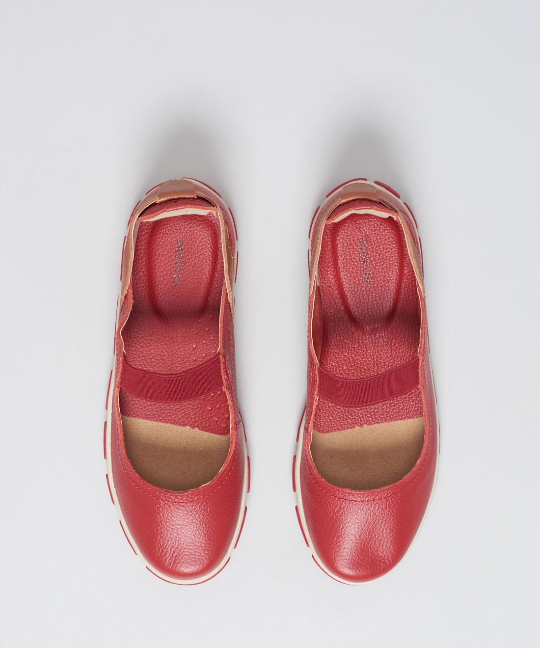 Sapatilha Frances Vazado - Vermelho Vermelho 4