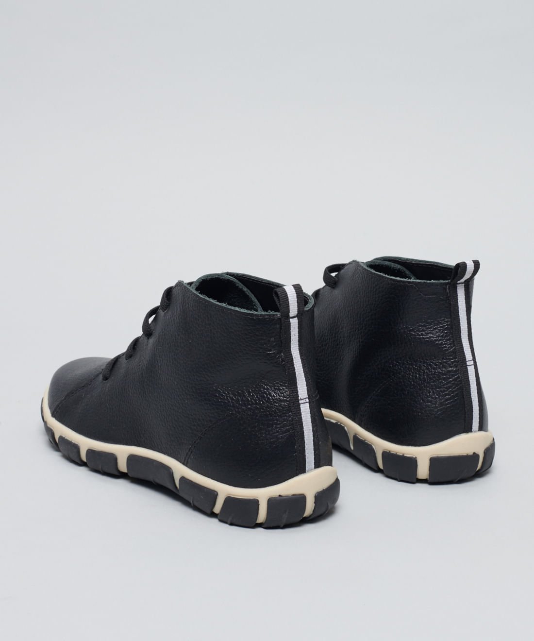 Tenis Frances Cano Medio - Preto/Off White Preto/Off White 3