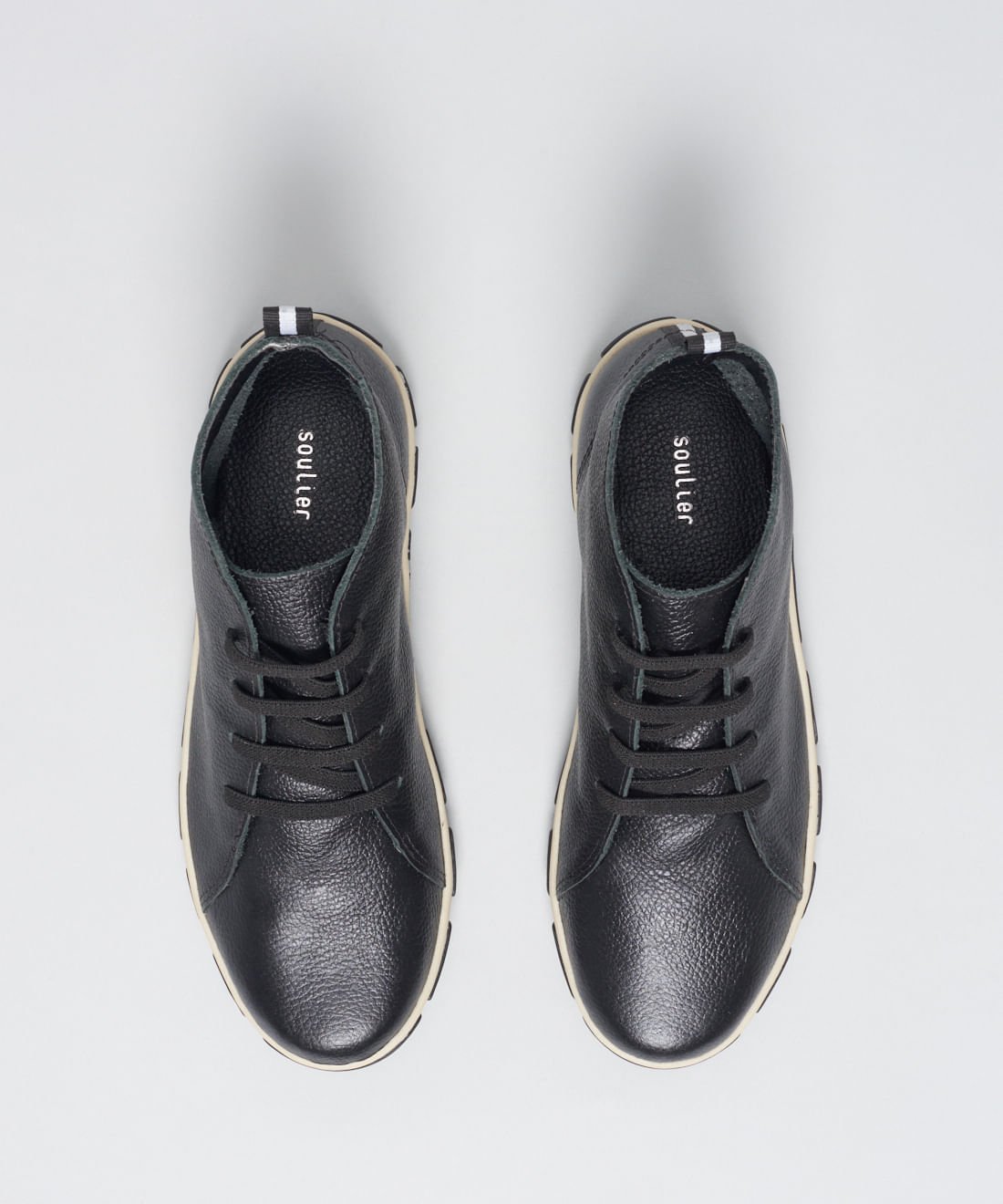 Tenis Frances Cano Medio - Preto/Off White Preto/Off White 4