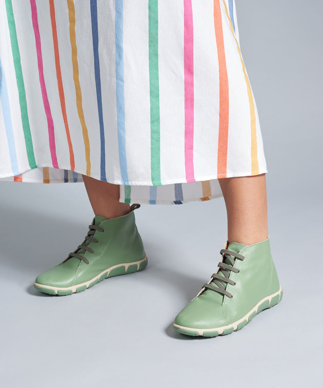 Tenis Frances Cano Medio - Pistache Pistache 5