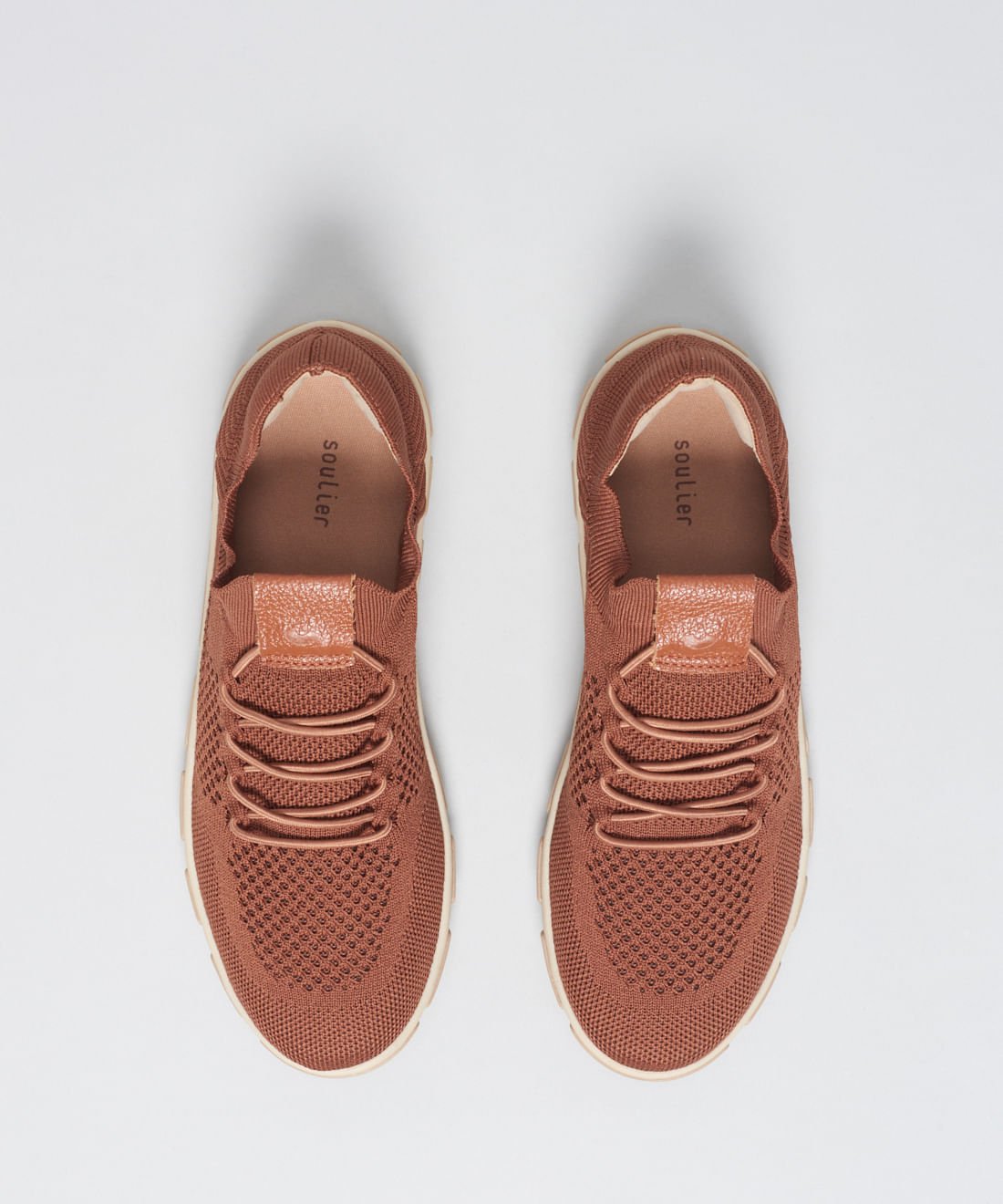 Tenis Knit Frances - Mousse Marrom 6