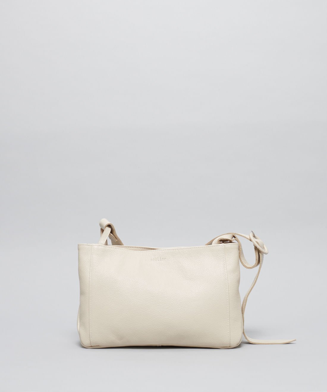 Bolsa m Fivela Basica - Offwhite