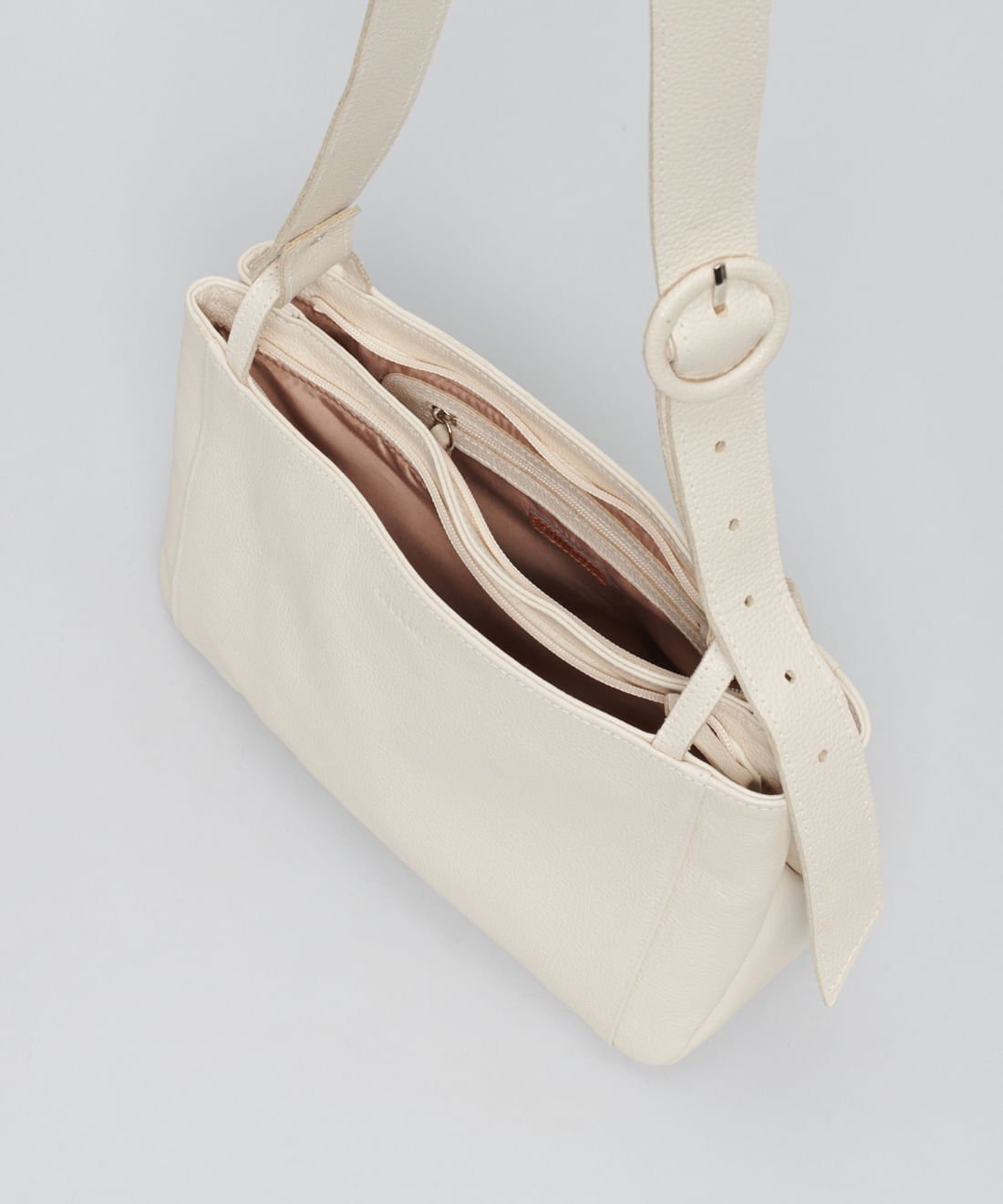 Bolsa m Fivela Basica - Offwhite Off White 3