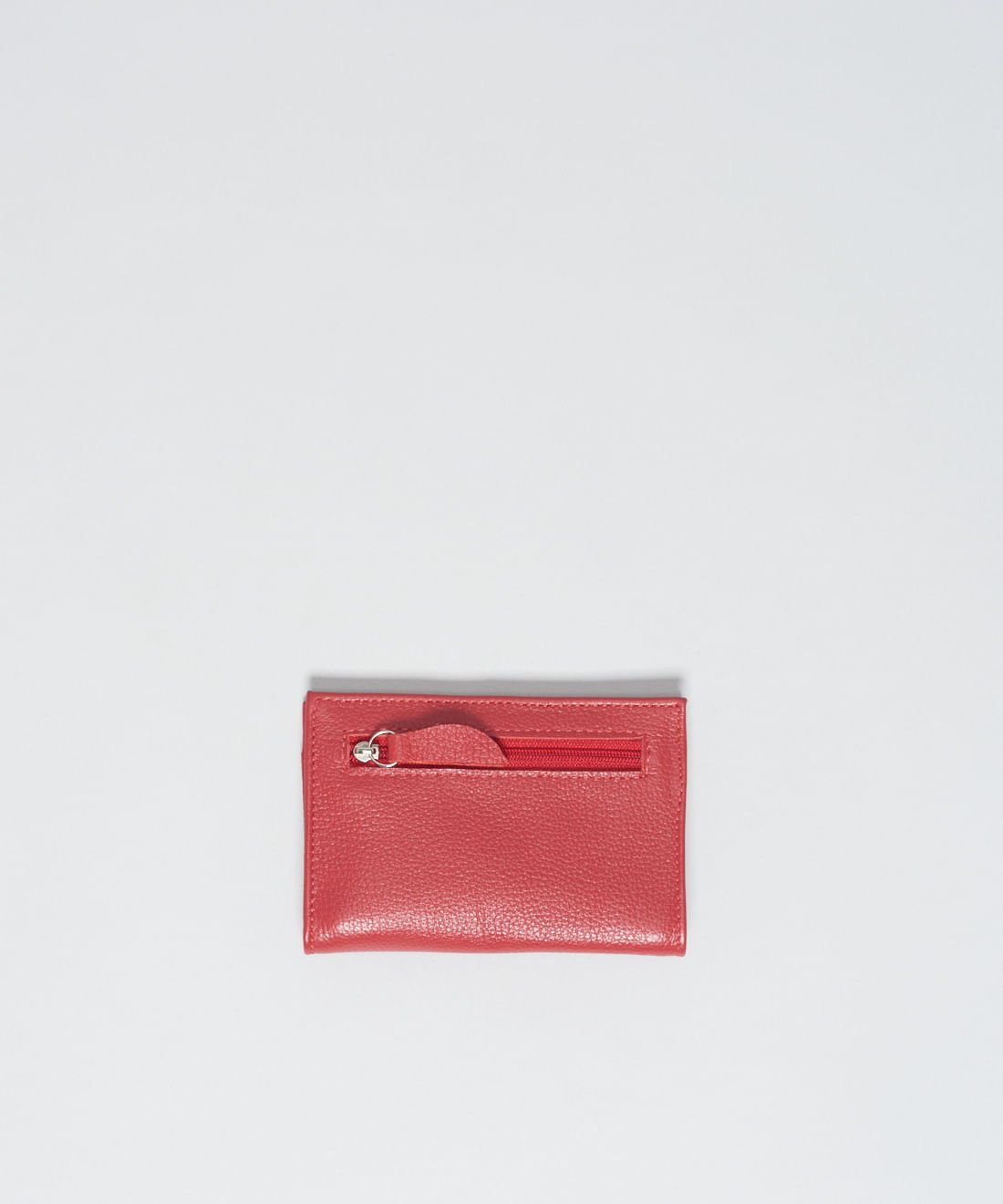 Carteira Couro Organica - Vermelho/Flor De Lotus Vermelho/Flor de Lótus 2