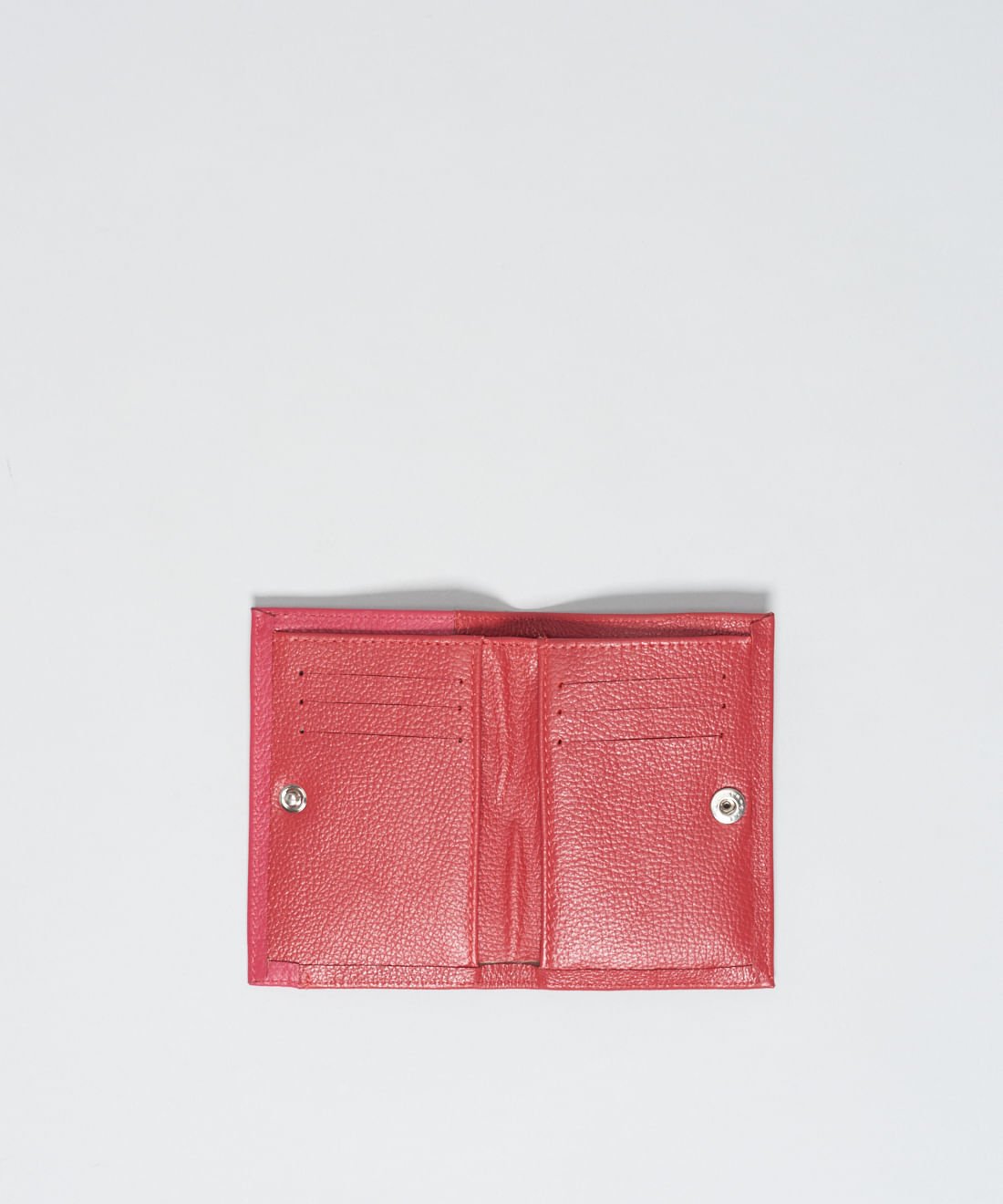 Carteira Couro Organica - Vermelho/Flor De Lotus Vermelho/Flor de Lótus 3