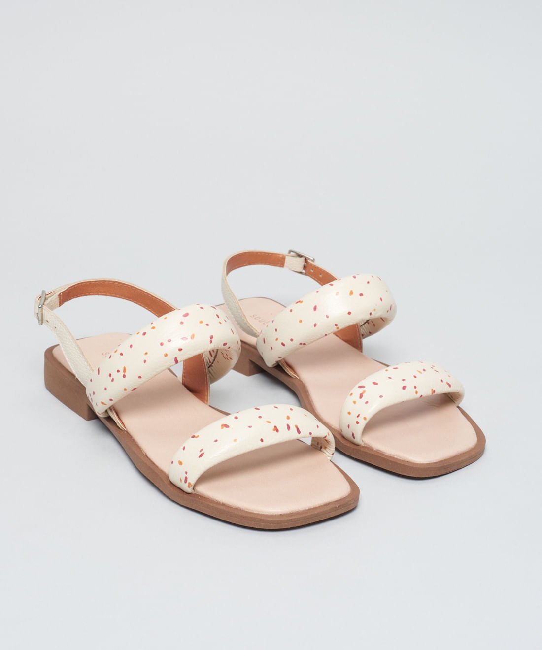 Rasteira Couro Poazinho - Poa Poá 2