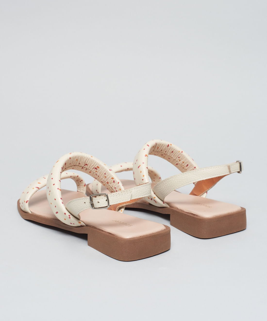 Rasteira Couro Poazinho - Poa Poá 3