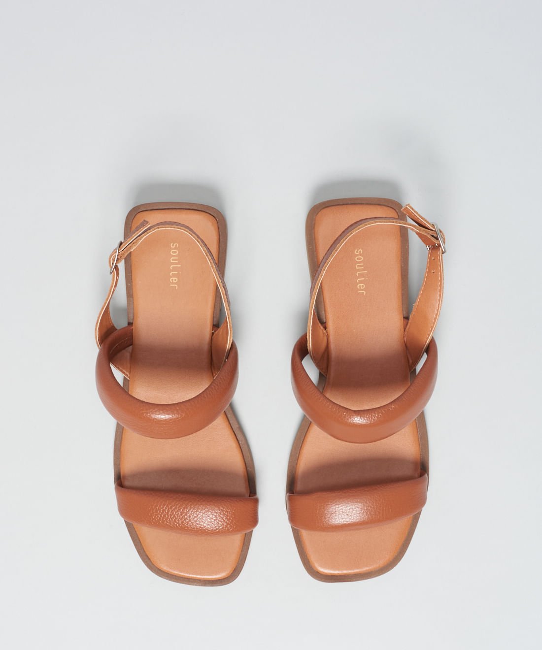 Rasteira Couro Puffer - Mousse Mousse 4