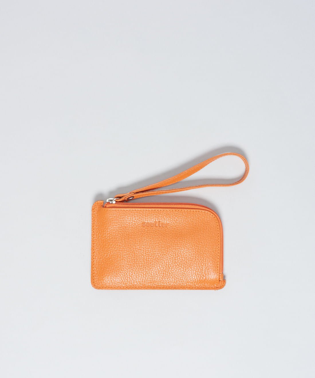Carteira Couro Marina - Tangerina