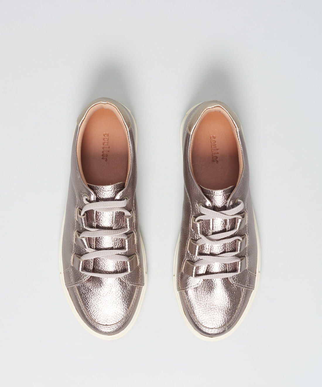 Tenis Couro Olivia - Onix Prata 4