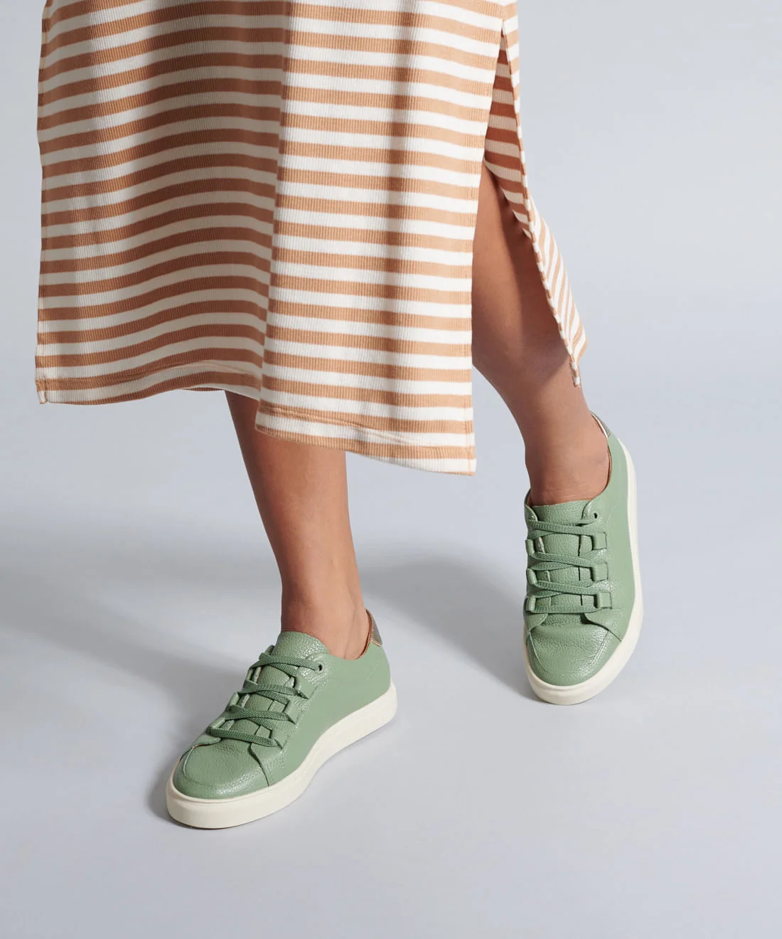 Tenis Couro Olivia - Pistache Pistache 5