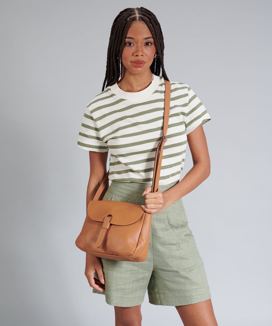 Bolsa m Couro Sofia - Caramelo Caramelo 4