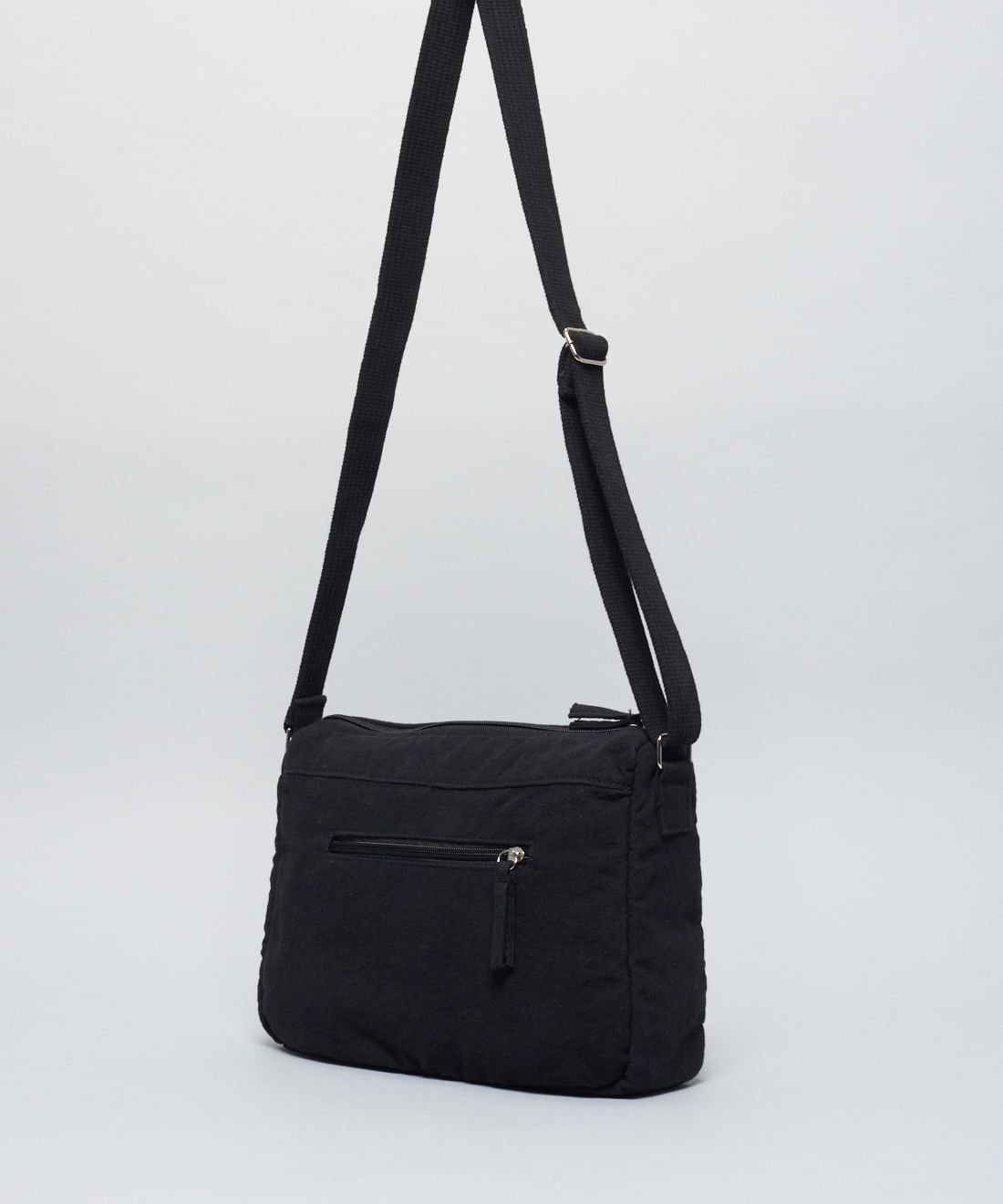 Bolsa Lona Ester - Preto Preto 2