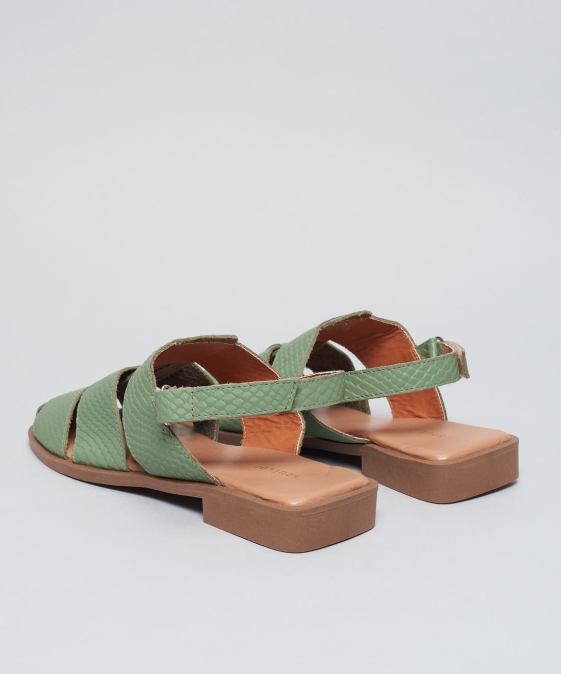 Rasteira Pescador Escama - Pistache Pistache 3