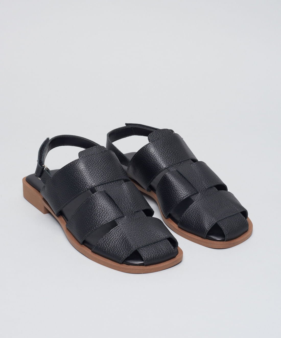 Rasteira Pescador Maria - Preto Preto 2