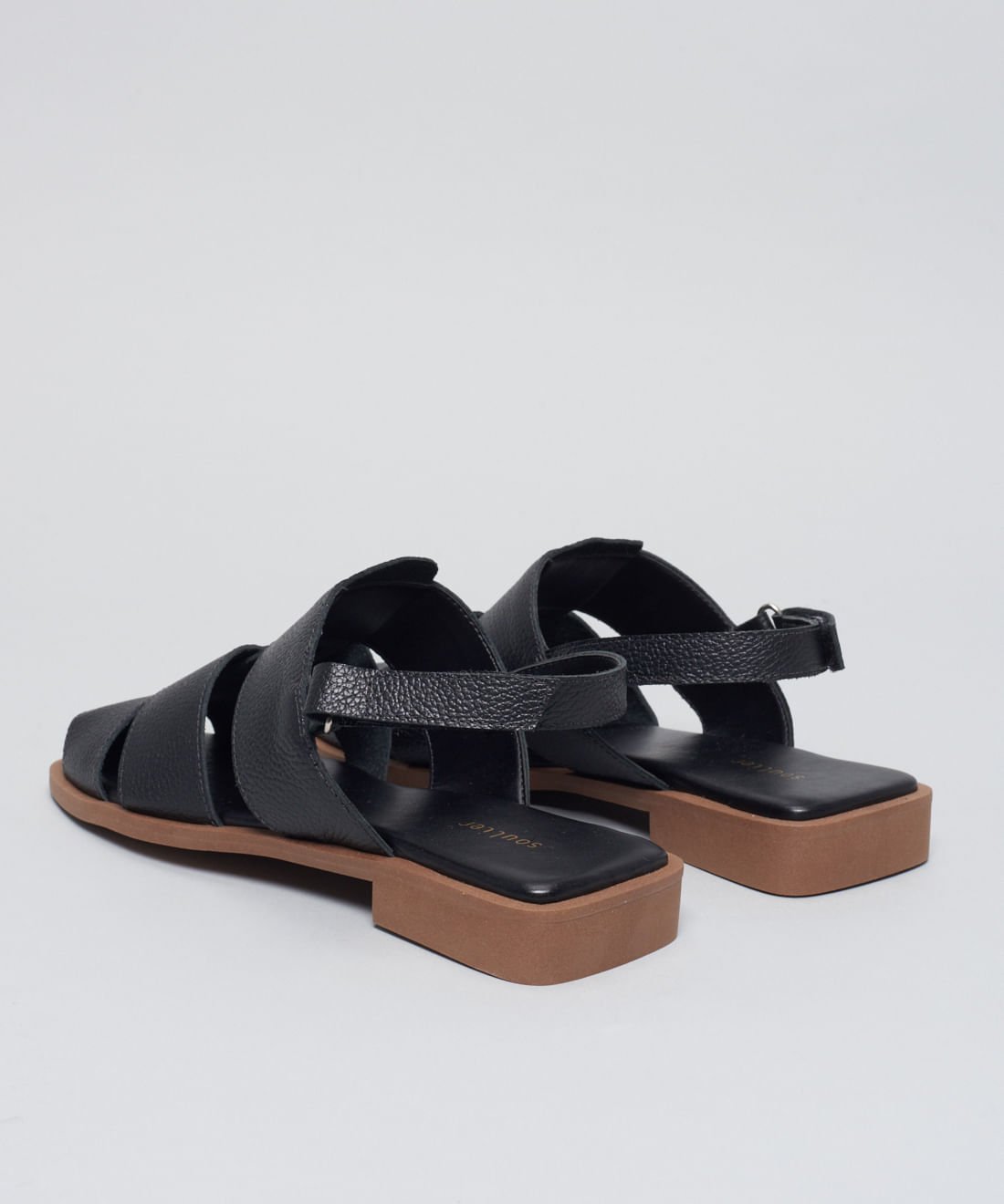 Rasteira Pescador Maria - Preto Preto 3