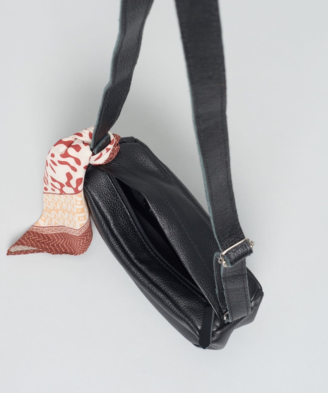 Bolsa p Couro Lenco - Preto Preto 3