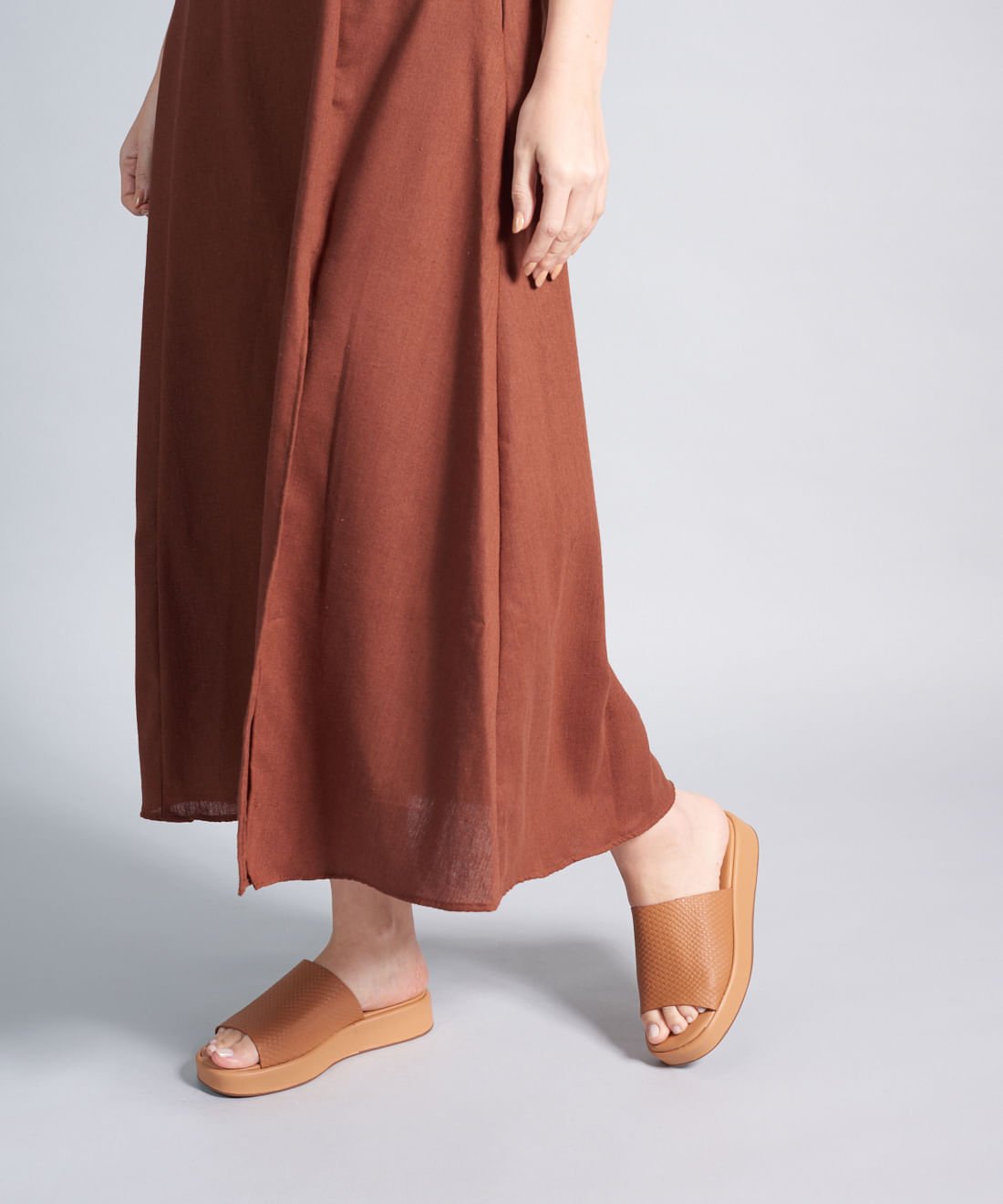 Flat Slide Escama - Caramelo Caramelo 5