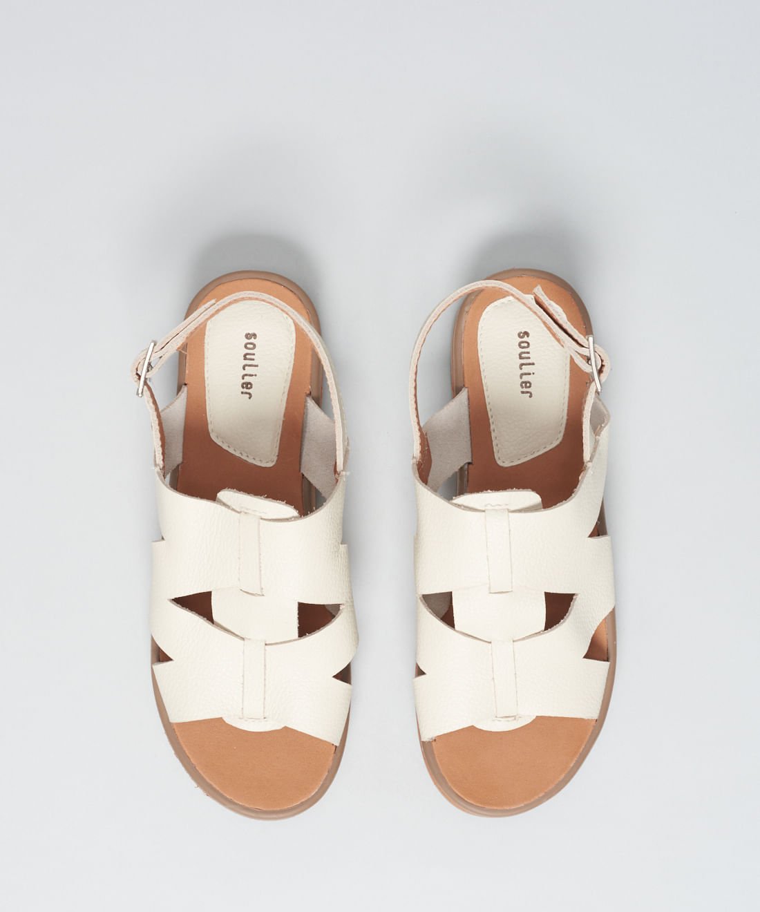 Rasteira Tratorada Betina - Offwhite Off White 4