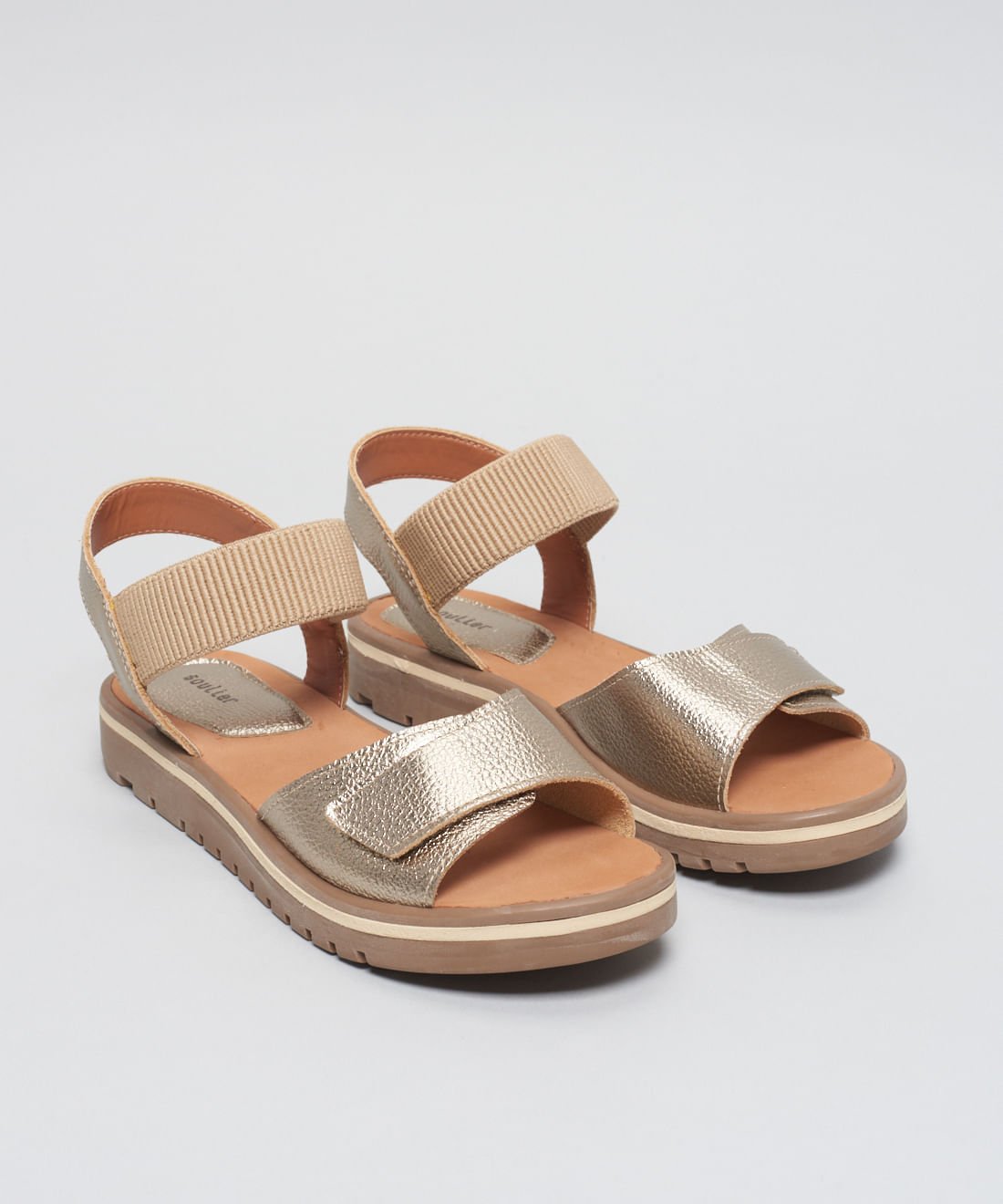 Rasteira Tratorada Laura - Prata Velho Prata Velho 2