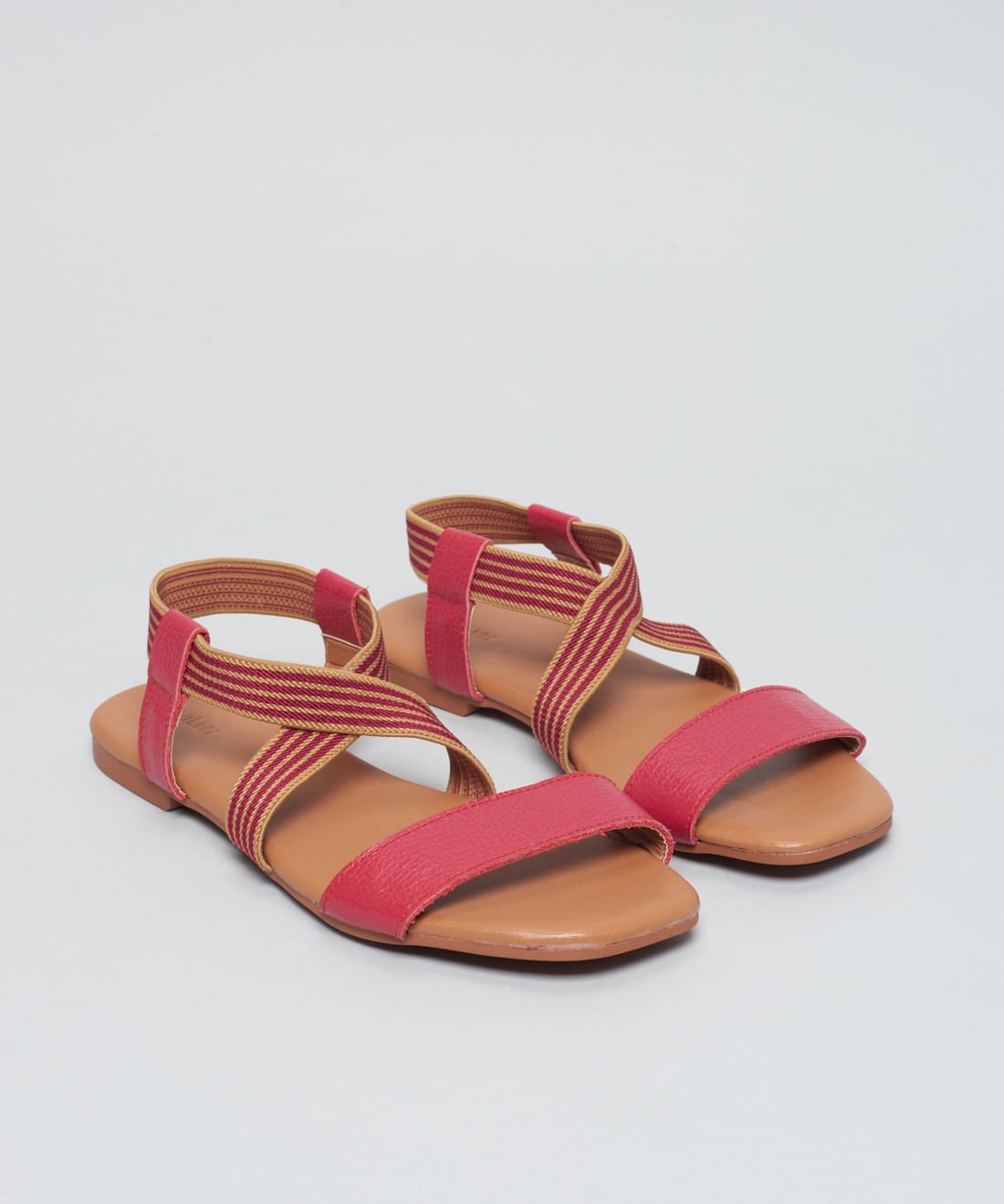 Rasteira Basica Couro Elastico - Flor De Lotus Flor de Lotus 2