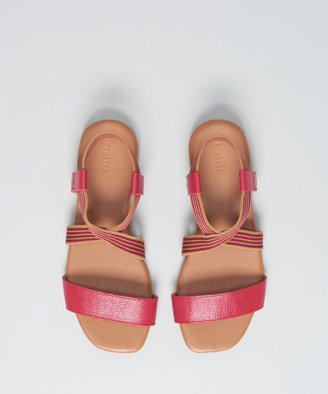 Rasteira Basica Couro Elastico - Flor De Lotus Flor de Lotus 4