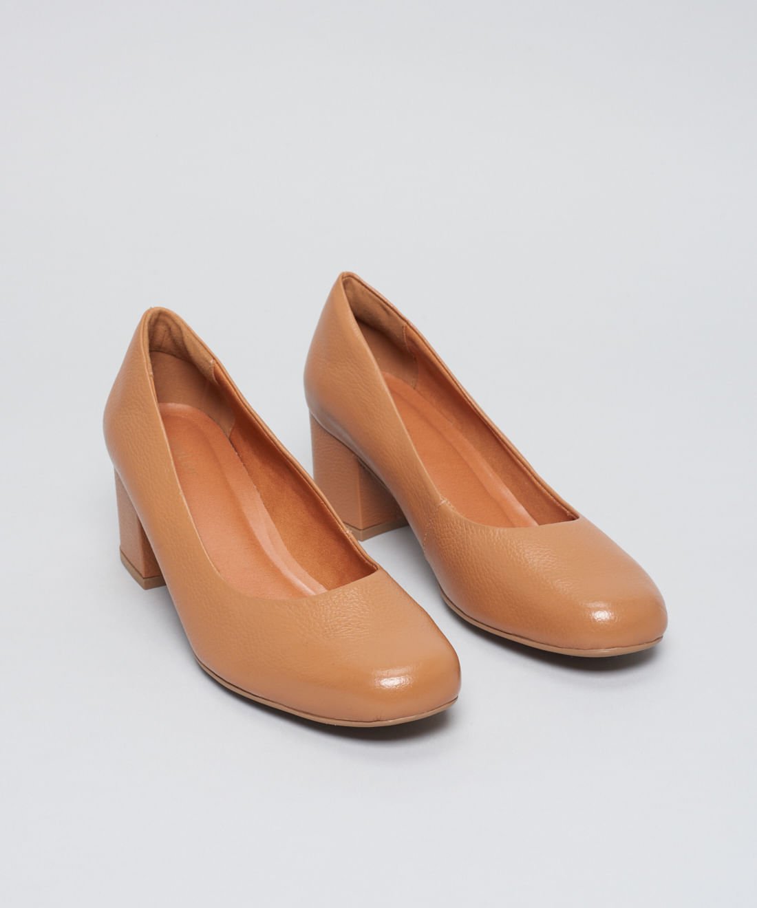 Scarpin Couro Raquel - Caramelo Caramelo 2