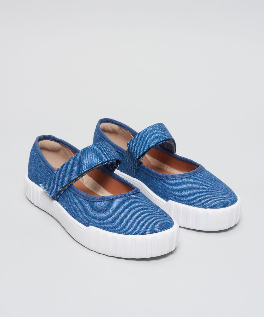 Sapatilha Lona Tira Velcro - Jeans Jeans 2
