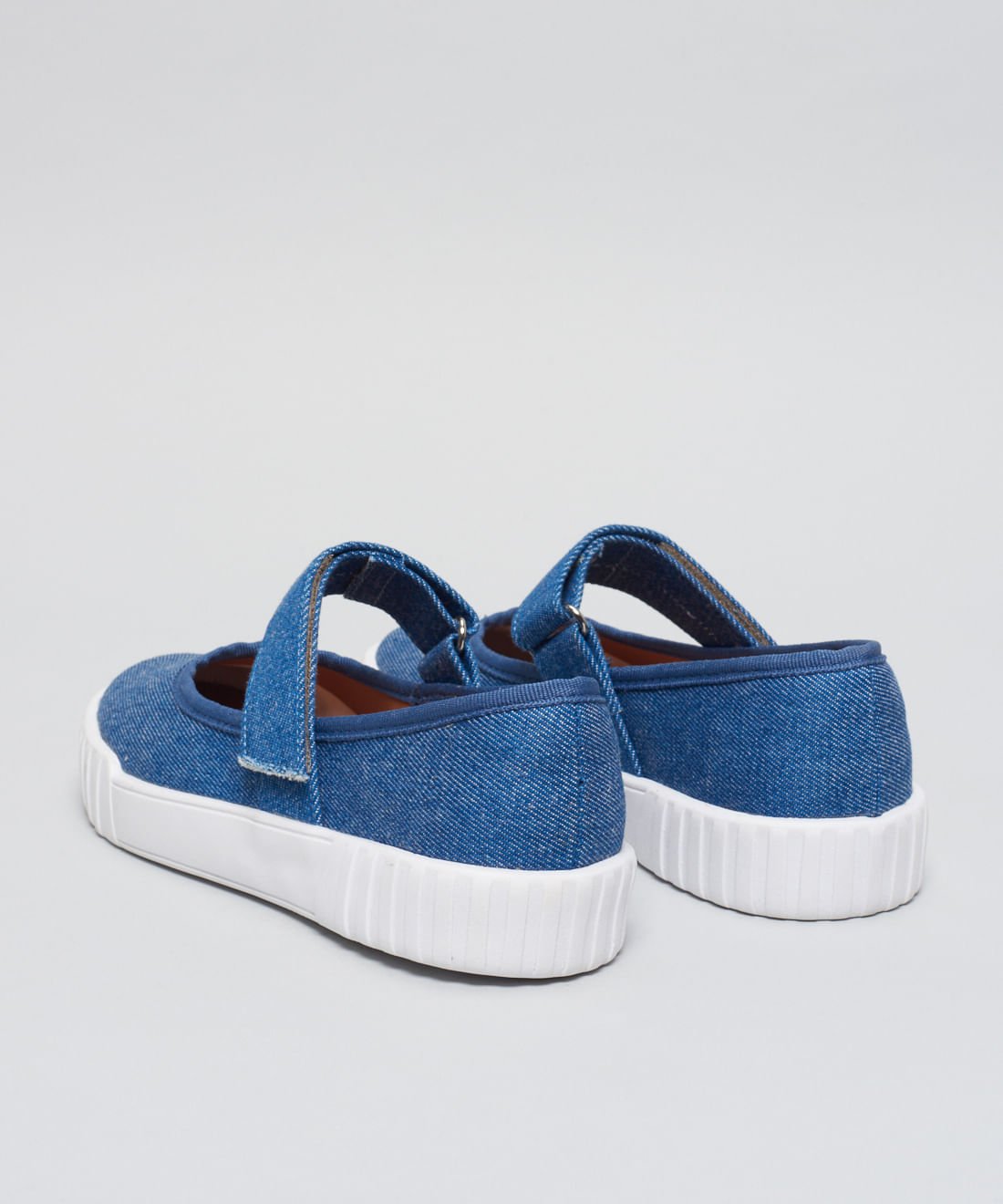 Sapatilha Lona Tira Velcro - Jeans Jeans 3