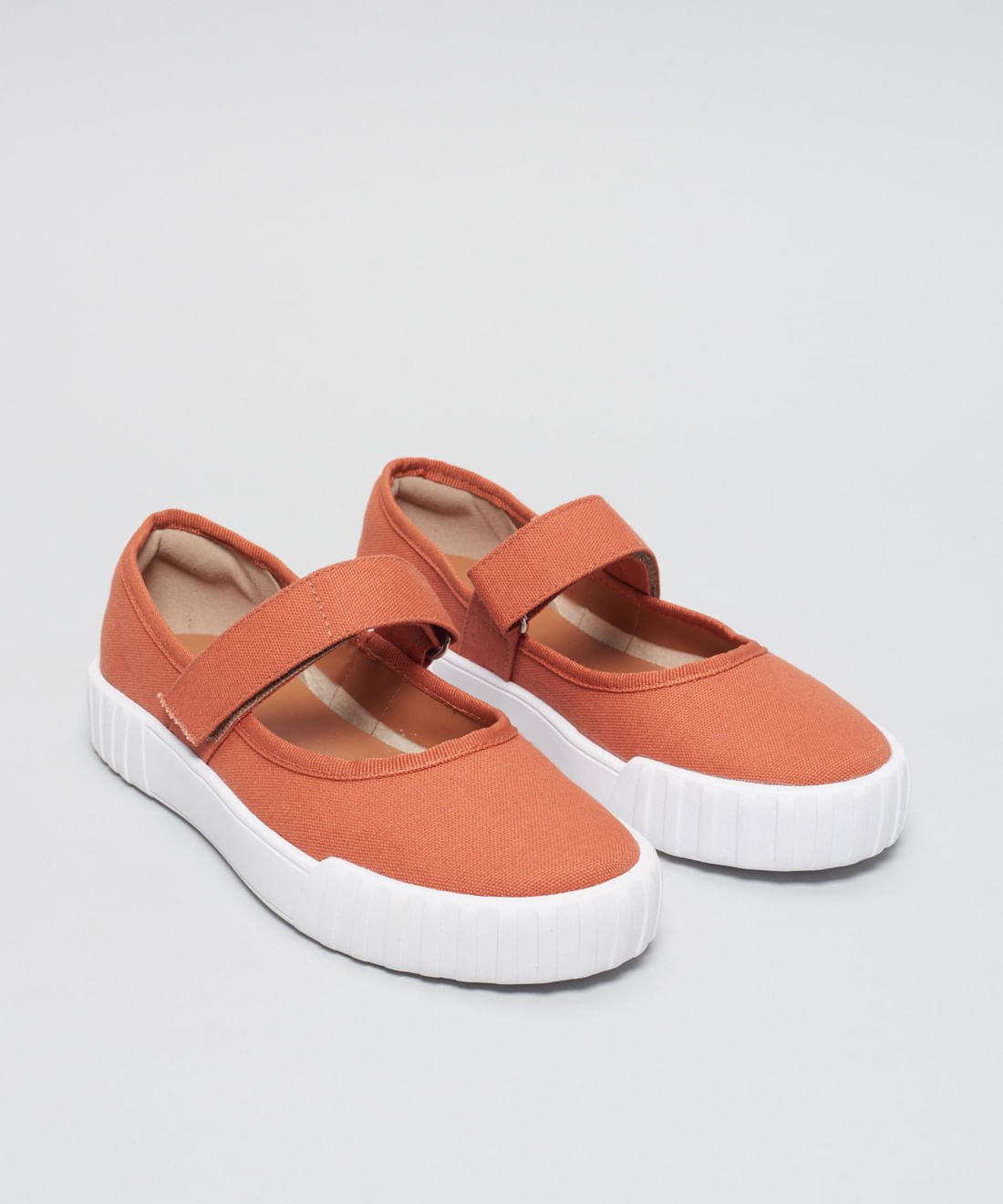 Sapatilha Lona Tira Velcro - Tangerina Tangerina 2