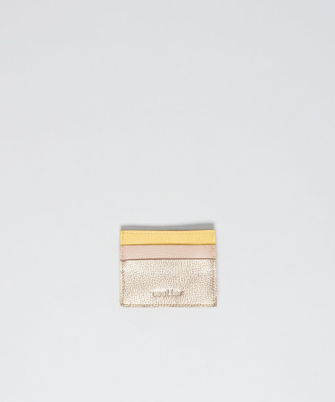 Porta Cartao Colors Marina - Caramelo/Flor De Lotus