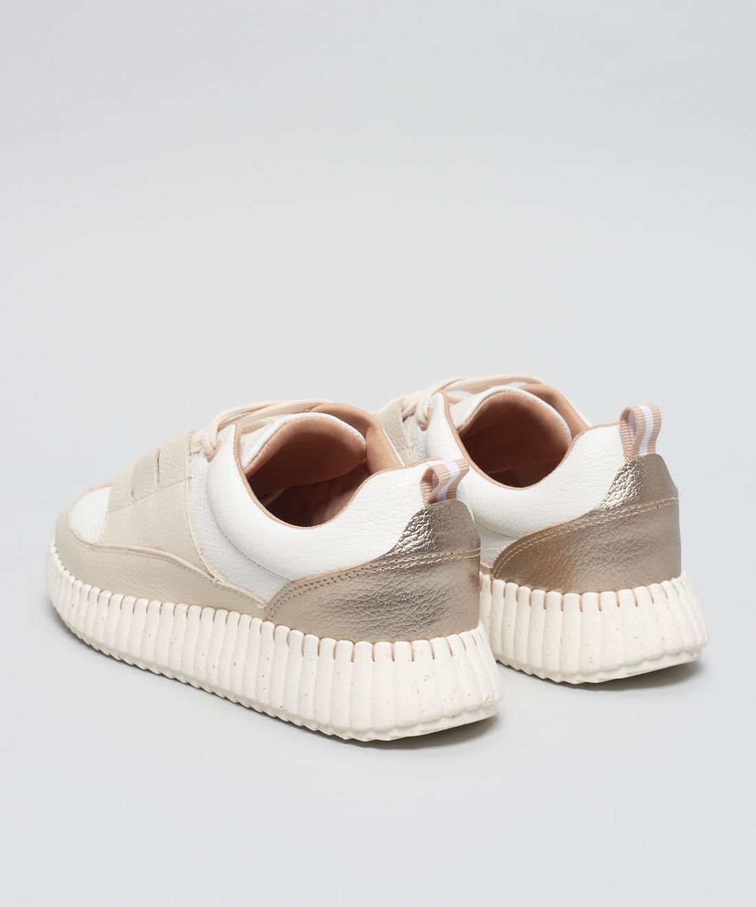 Tenis Couro Maya - Branco Branco 3