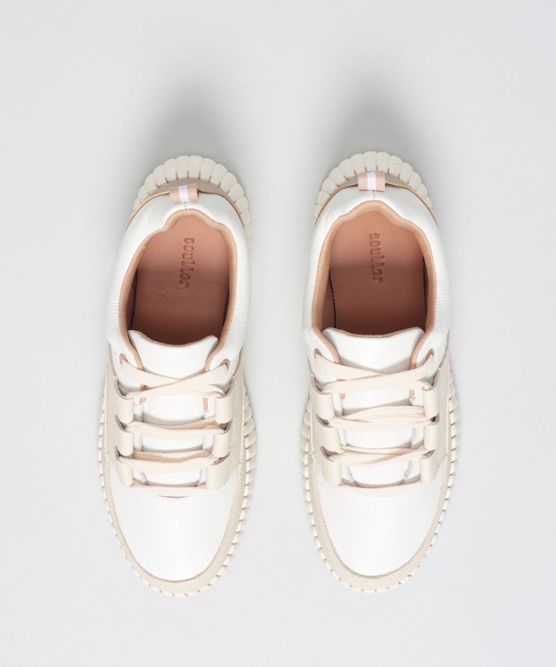 Tenis Couro Maya - Branco Branco 4