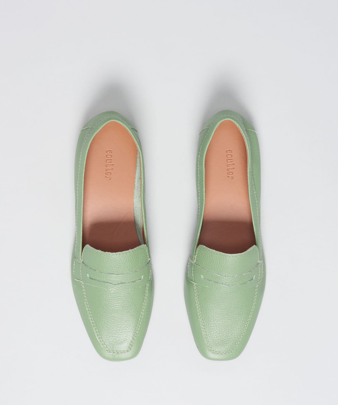 Mocassim Couro Gravata - Pistache Pistache 4