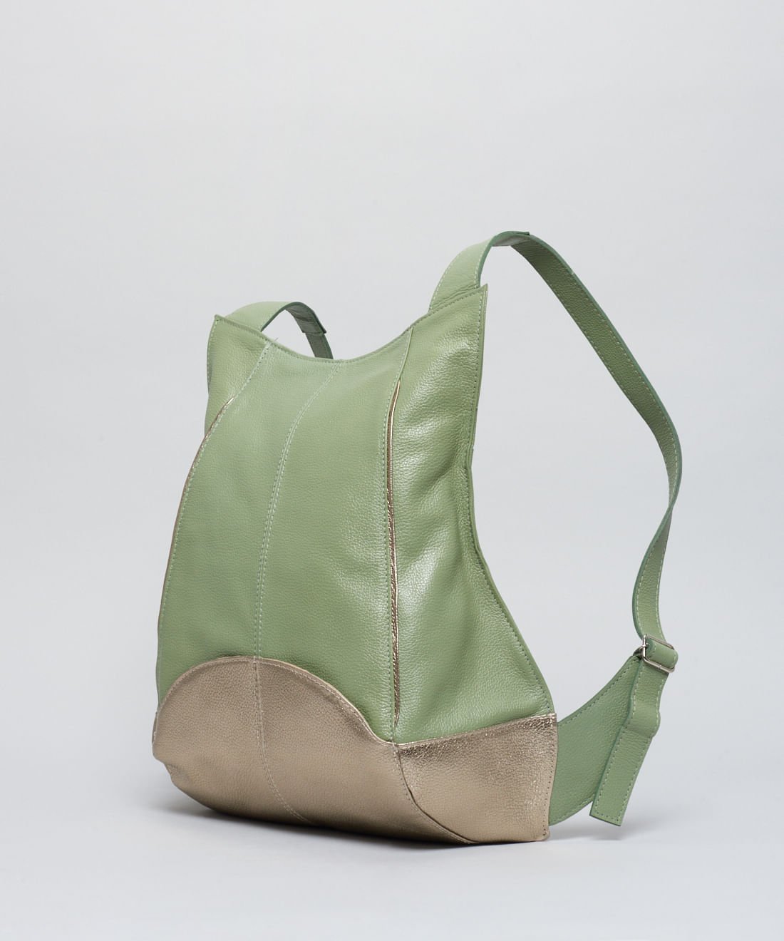 Mochila Viva Soul - Pistache/Prata Velho Verde 2