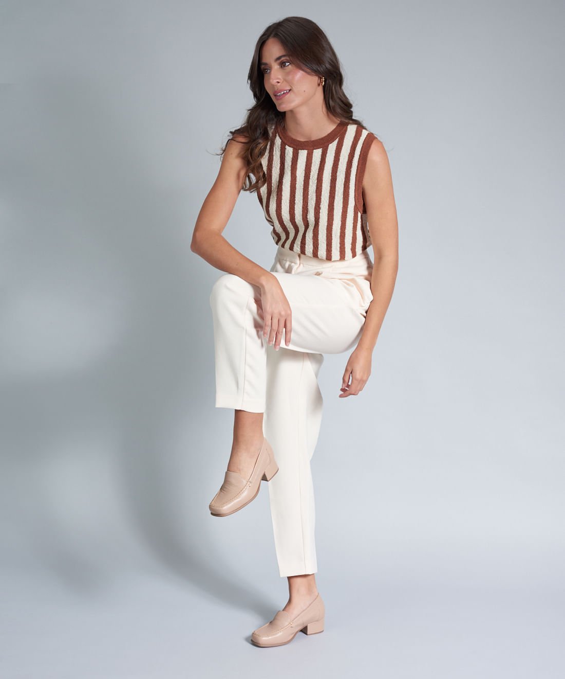 Scarpin Couro Renata - Avela Pistache 5